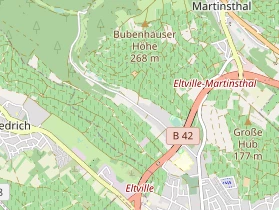 Restaurant auf Karte