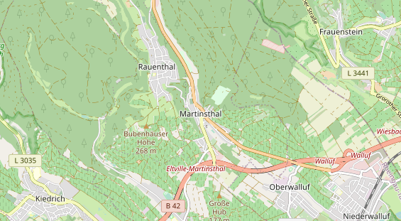 Restaurant auf Karte