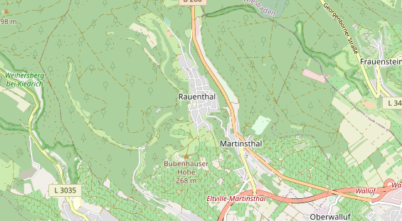 Restaurant auf Karte