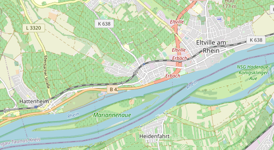 Restaurant auf Karte