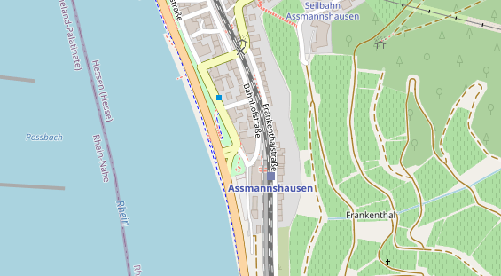 Restaurant auf Karte