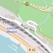 Restaurant auf Karte