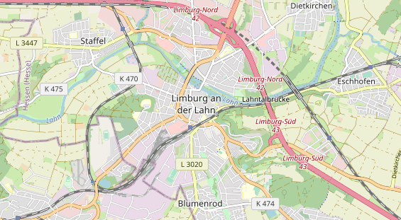 Restaurant auf Karte