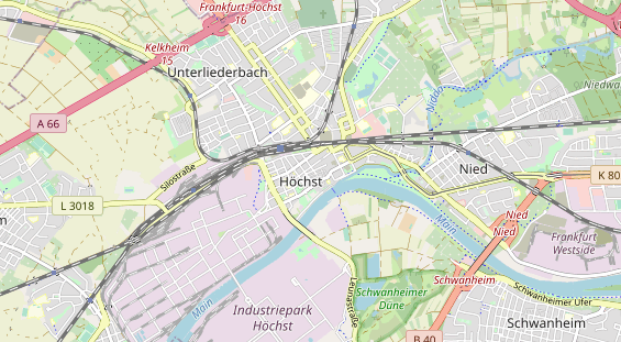 Restaurant auf Karte