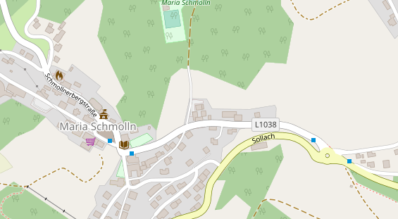 Restaurant auf Karte