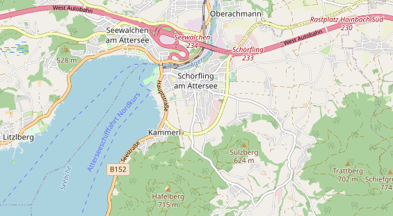 Restaurant auf Karte