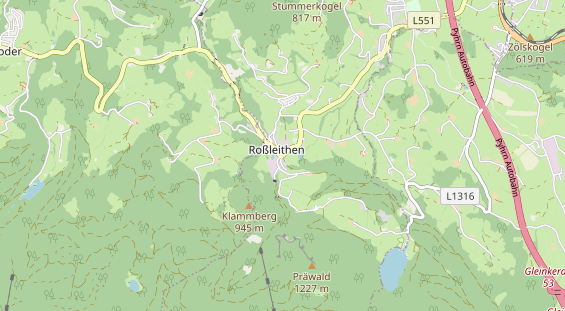 Restaurant auf Karte