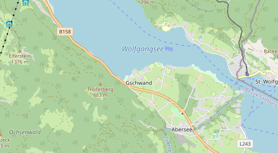 Restaurant auf Karte