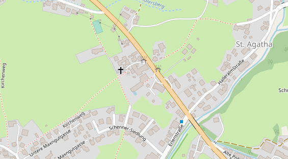 Restaurant auf Karte