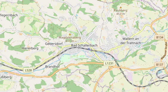 Restaurant auf Karte