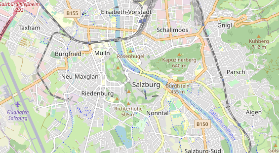 Restaurant auf Karte