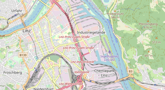 Restaurant auf Karte