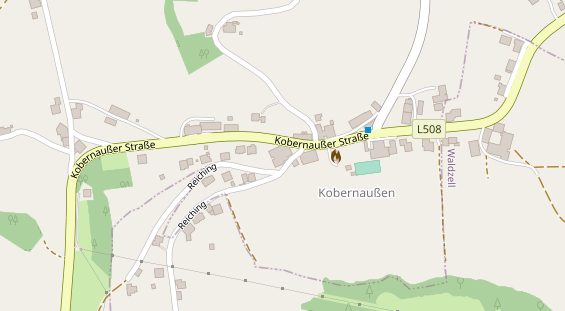 Restaurant auf Karte