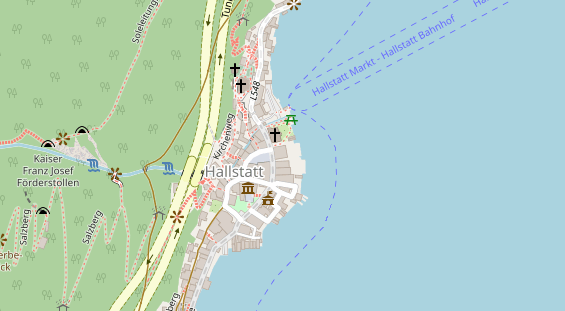 Restaurant auf Karte