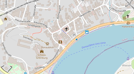 Restaurant auf Karte