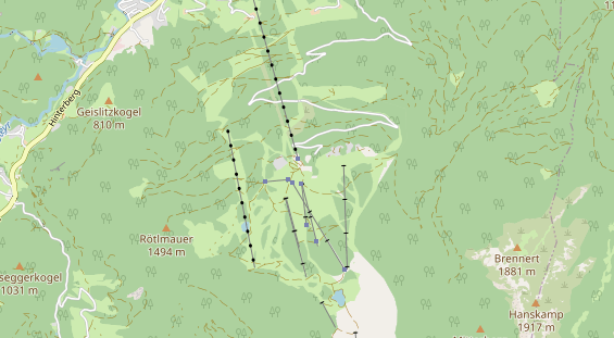 Restaurant auf Karte