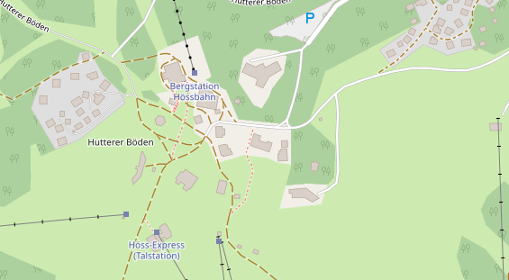 Restaurant auf Karte