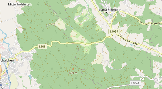 Restaurant auf Karte