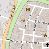 Restaurant auf Karte
