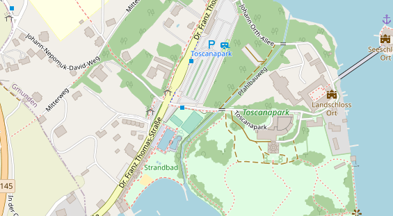 Restaurant auf Karte