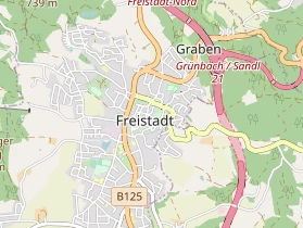 Restaurant auf Karte