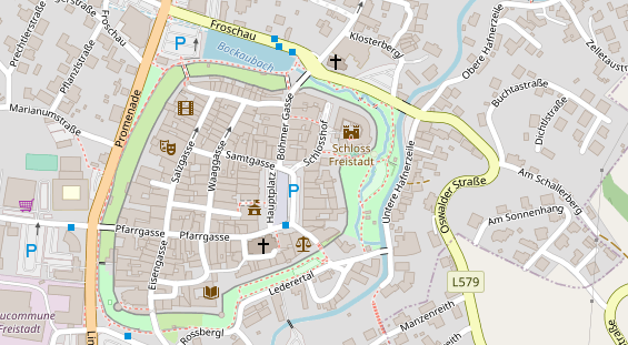 Restaurant auf Karte