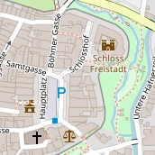 Restaurant auf Karte