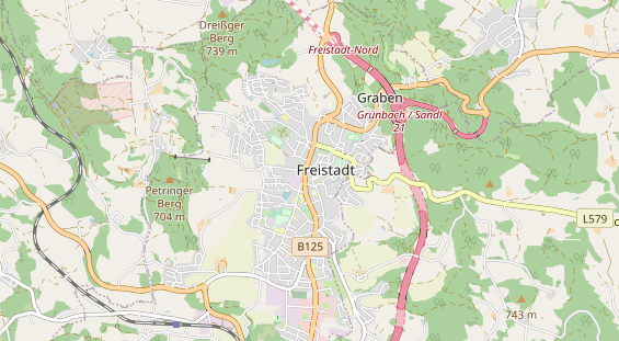 Restaurant auf Karte