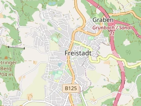 Restaurant auf Karte