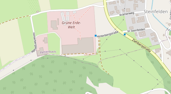 Restaurant auf Karte