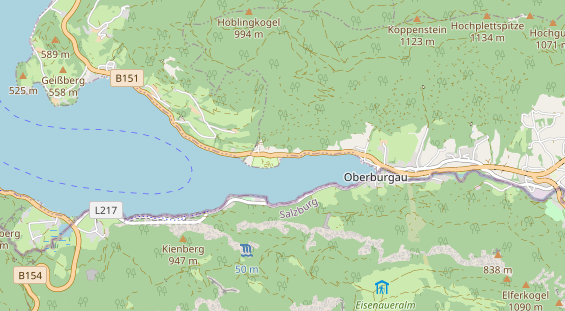 Restaurant auf Karte