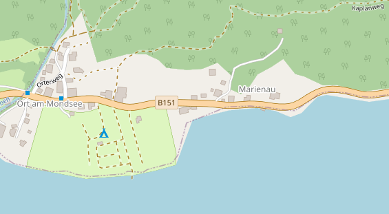 Restaurant auf Karte