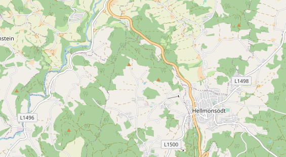 Restaurant auf Karte