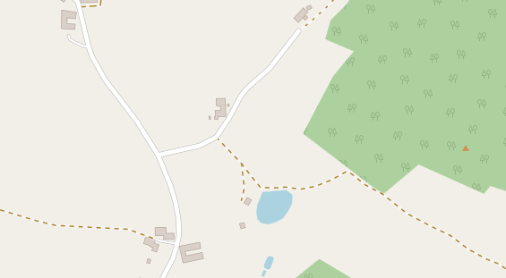 Restaurant auf Karte