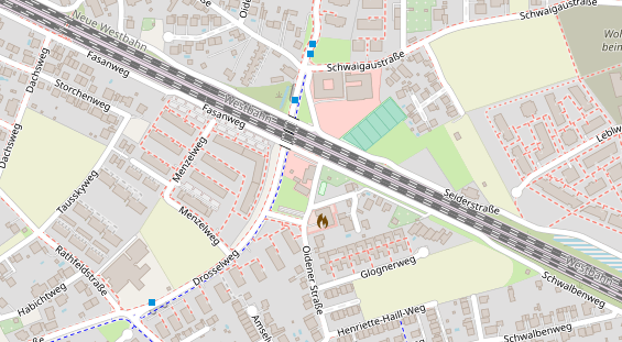 Restaurant auf Karte