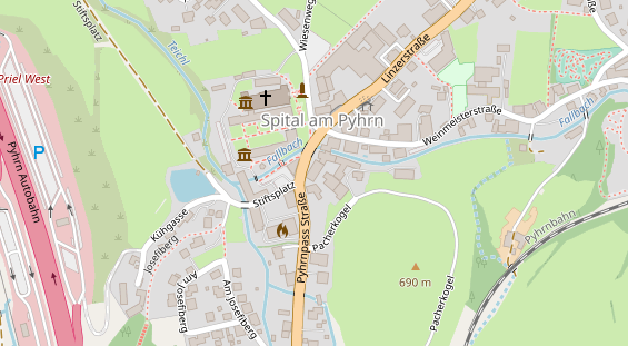 Restaurant auf Karte