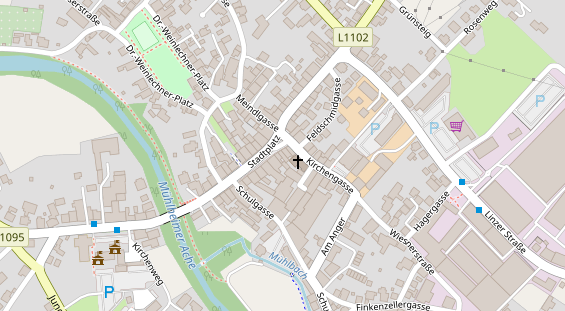 Restaurant auf Karte