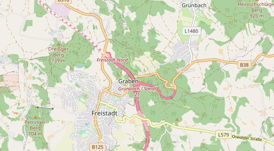 Restaurant auf Karte