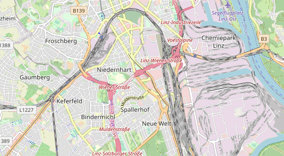 Restaurant auf Karte