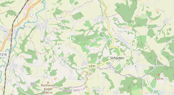 Restaurant auf Karte