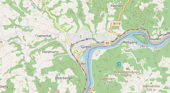 Restaurant auf Karte