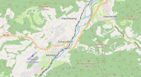 Restaurant auf Karte