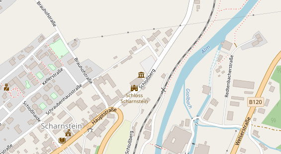 Restaurant auf Karte