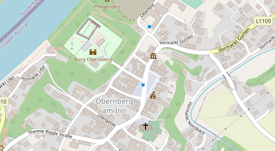 Restaurant auf Karte