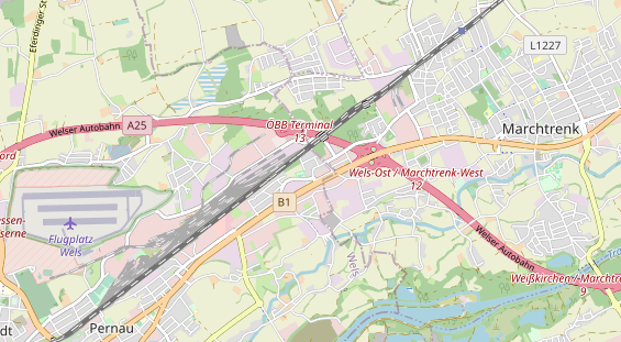 Restaurant auf Karte