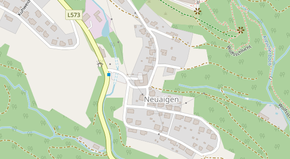 Restaurant auf Karte