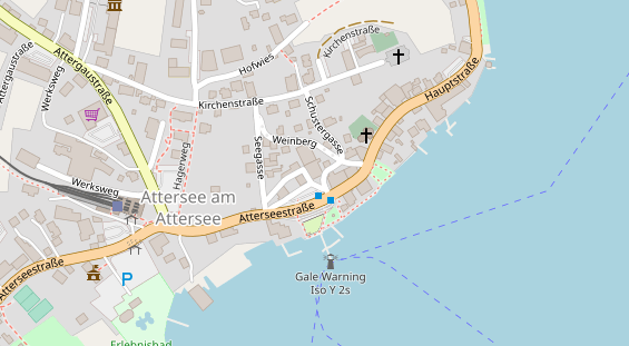 Restaurant auf Karte