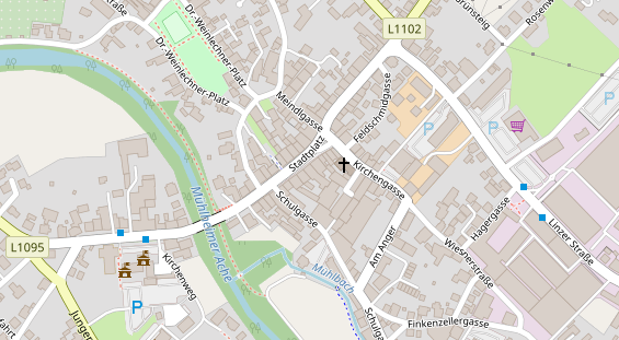 Restaurant auf Karte