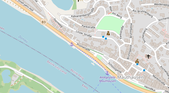 Restaurant auf Karte