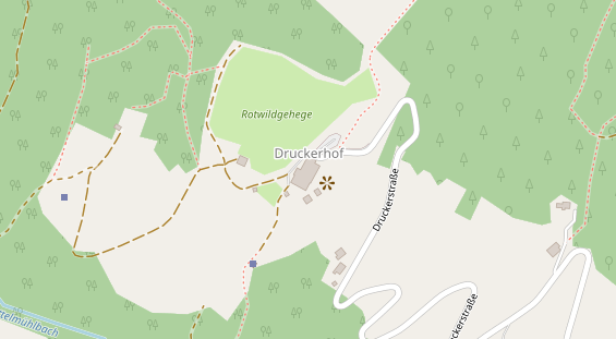 Restaurant auf Karte